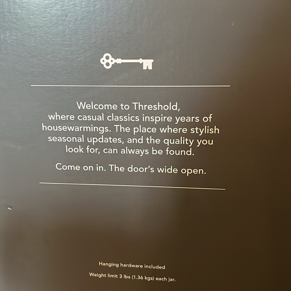 Threshold Mason Jar Wall Decor NIB - Picture 5 of 7